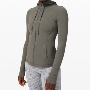 HOODED DEFINE JACKET *NULU GREEN